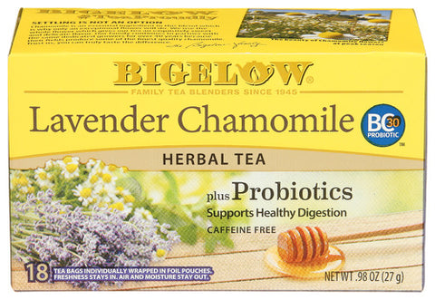 Bigelow 
Tea Lavend Cham Probiotic, 0.98 OZ.
