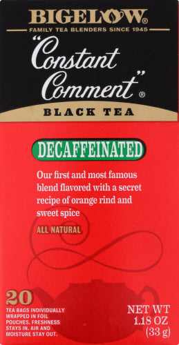 Bigelow 
Tea Constnt Cmmnt Decaf 20Bg, 1.18 OZ.