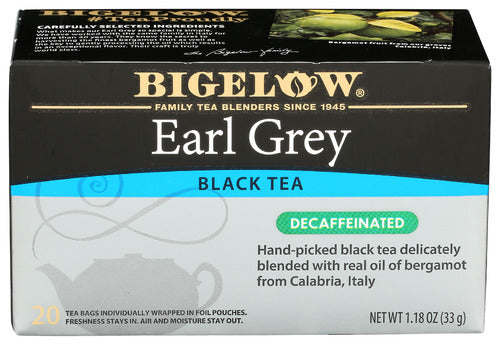 Bigelow 
Tea Decaf Earl Grey 20Bg, 1.18 OZ.