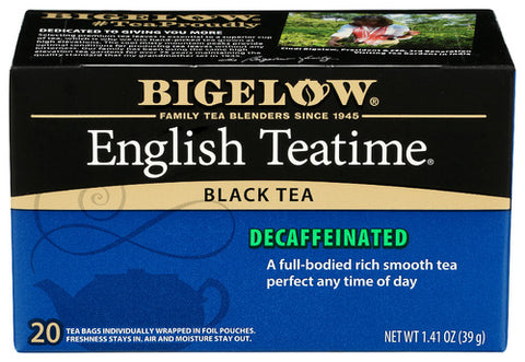 Bigelow 
Tea Decaf Eng Teatime 20Bg, 1.41 OZ.
