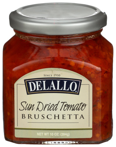 Delallo 
Bruschetta Sundrd Tmo, 10 OZ
