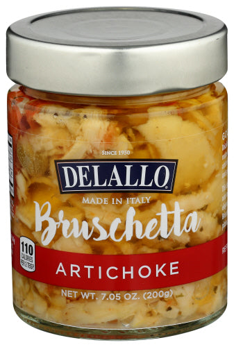 Delallo 
Bruschetta Artichoke, 7.05 OZ.