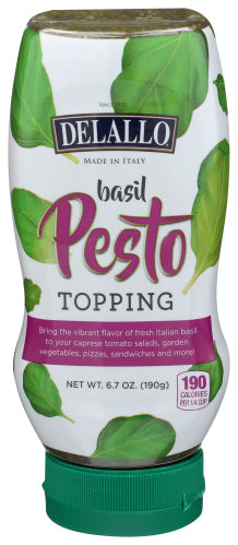 DELALLO SAUCE PESTO BASIL - 6.7 OZ