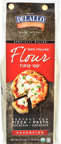 Delallo 
Flour Type 00 Org, 17.6 OZ