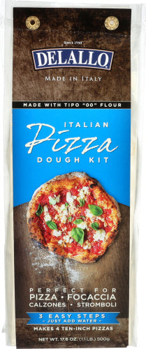 Delallo 
Kit Pizza Dough, 17.6 OZ.