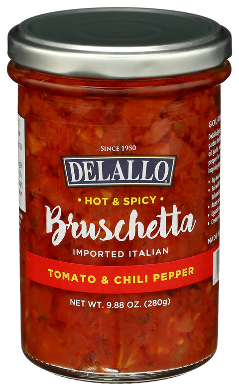 Delallo 
Bruschetta Spicy Tomato, 9.88 OZ.