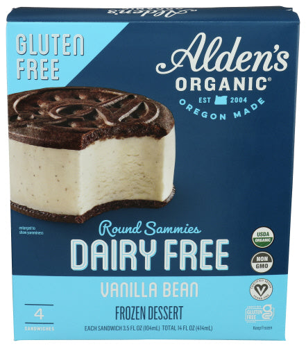 ALDENS ORGANIC ICE CRM SAM DF GF VANL ORG - 14 FO