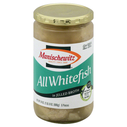 MANISCHEWITZ FISH WHITEFISH JLD - 24 OZ