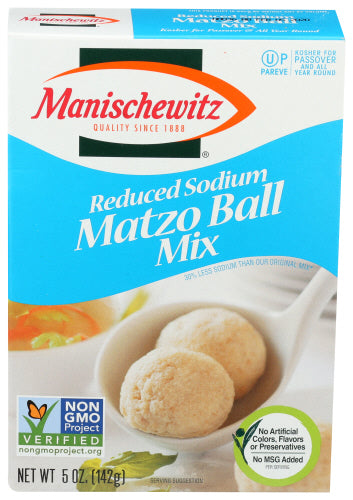 MANISCHEWITZ MIX MATZO BALL LSALT - 5 OZ