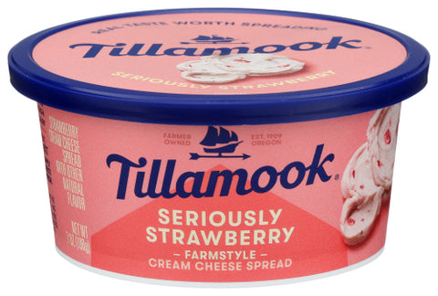 TILLAMOOK CREAM CHEESE STRAWBERRY - 7 OZ