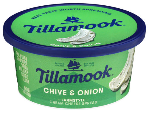 TILLAMOOK CREAM CHEESE CHIVE ONION - 7 OZ