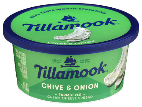 TILLAMOOK CREAM CHEESE CHIVE ONION - 7 OZ
