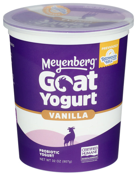 MEYENBERG YOGURT WHL GOAT MLK VNLA - 32 OZ