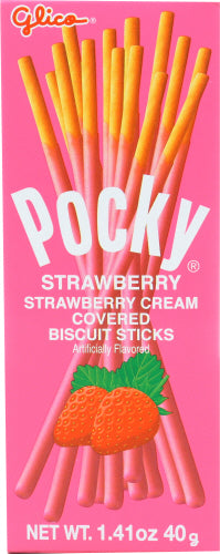 GLICO SNACK POCKY STRAWBRY - 1.41 OZ