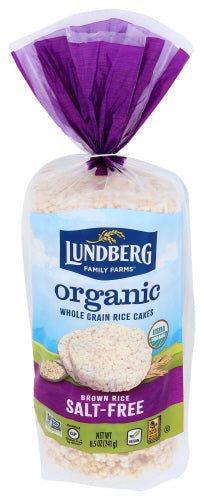 LUNDBERG RICE CAKE BRWN SF ORG - 8.5 OZ