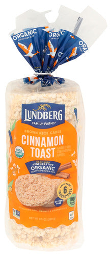 LUNDBERG RICE CAKE CNMN TOAST ORG - 9.5 OZ