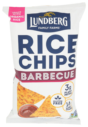 LUNDBERG CHIP RICE BARBECUE MWO - 5.5 OZ