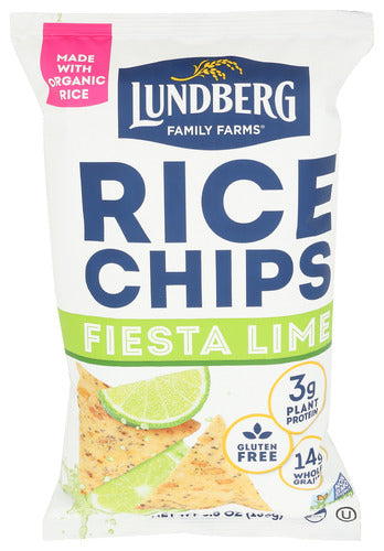 LUNDBERG CHIP RICE FIESTA LIME MWO - 5.5 OZ