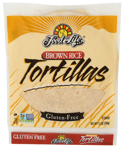 FOOD FOR LIFE TORTILLA BRWN RICE WF - 12 OZ