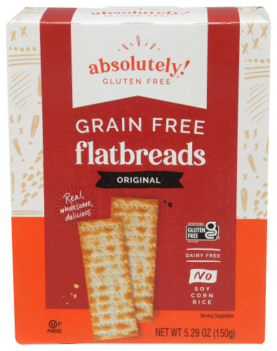 Absolutely Gluten Free 
Flatbread Orgnl, 5.29 OZ.