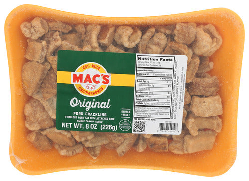 MACS PORK SKIN ORIGINAL TRAY - 8 OZ