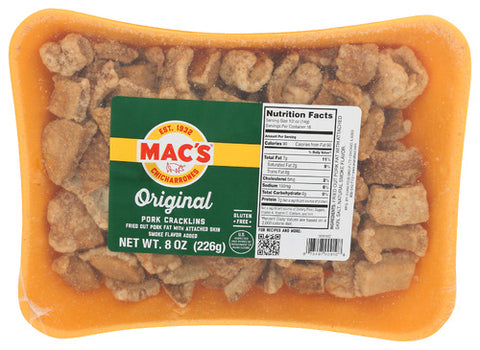MACS PORK SKIN ORIGINAL TRAY - 8 OZ