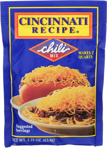 Cincinnati Recipe 
Mix Chile, 2.25 OZ.