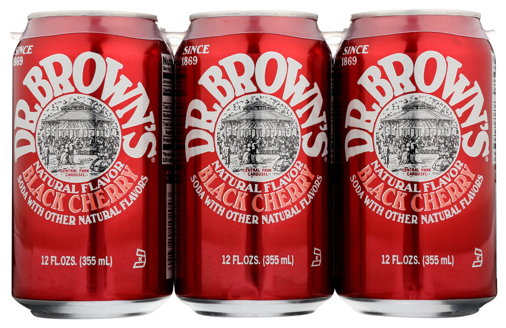 DR BROWNS SODA BLKCHRY 6PK - 72 FO