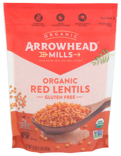 Arrowhead Mills 
Bean Lentil Red, 16 OZ.