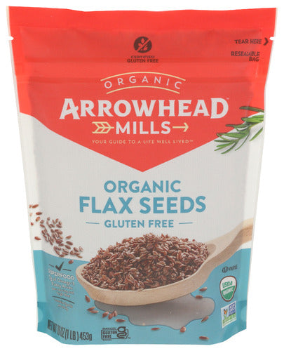 Arrowhead Mills 
Seed Flax Org, 16 OZ.