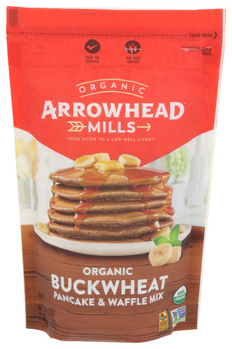 Arrowhead Mills 
Mix Pancake Bckwht Org, 22 OZ.