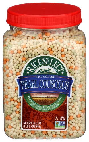 RICESELECT COUSCOUS PEARL TRI COLOR - 24.5 OZ