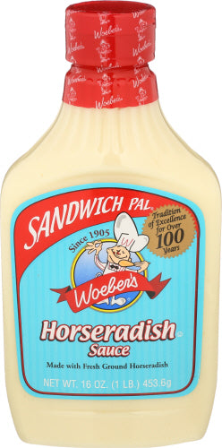 WOEBER SAUCE SNDWCH PAL HORSERADISH - 16 OZ