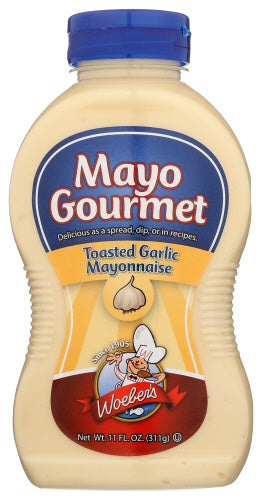 WOEBER MAYO TOASTED GARLIC - 11 OZ