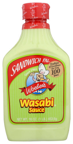 WOEBER SAUCE SNDWCH PAL WASABI - 16 OZ