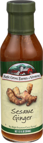 MAPLE GROVE DRSSNG SESAME GINGER - 12 OZ