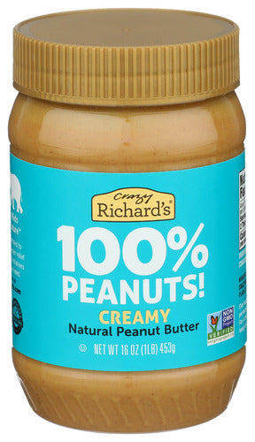 Crazy Richard 
Peanut Butter Creamy, 16 OZ.