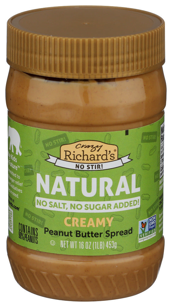 Crazy Richard
Peanut Butter No Stir, 16 OZ.