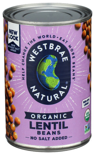 WESTBRAE BEAN LENTIL FF ORG - 15 OZ