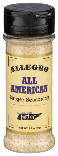 Allegro 
Seasoning Burger Americn, 2.82 OZ.