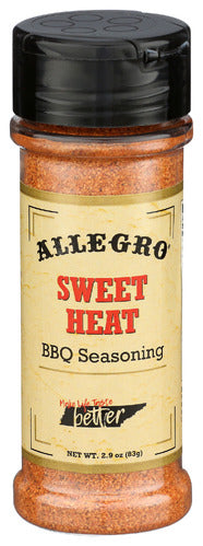 Allegro 
Seasoning Sweet Heat Bbq, 2.92 OZ.