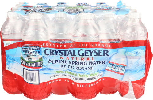 Crystal Geyser Alpine Spring 
Water Alpine Spring 24Pk, 405.6 FO.