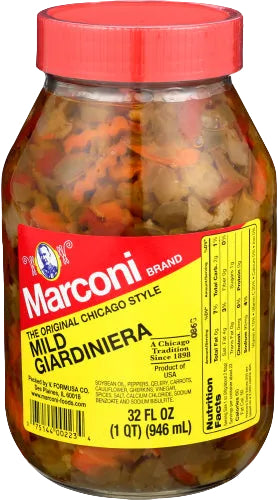 MARCONI GIARDINIERA MILD - 32 OZ