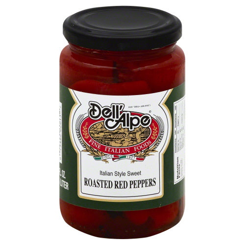 Dell Alpe 
Pepper Rstd Red Jar, 12 OZ.