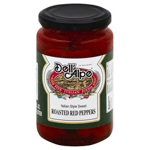 Dell Alpe 
Pepper Rstd Red Jar, 12 OZ.