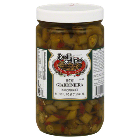 Dell Alpe 
Giardiniera Hot, 32 OZ