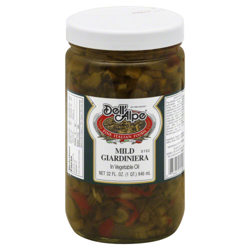 Dell Alpe 
Giardiniera Mild, 32 OZ.