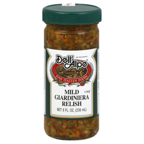 Dell Alpe 
Giardiniera Relish Mild, 8 OZ