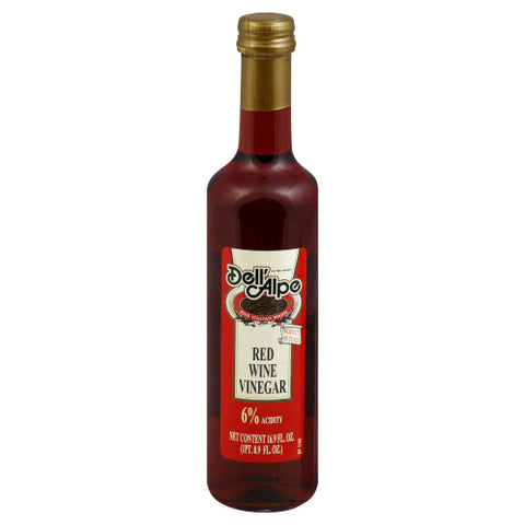 Dell Alpe 
Vinegar Red Wine, 17 OZ.