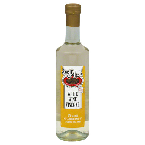 Dell Alpe 
Vinegar Wht Wine Ital, 17 OZ.